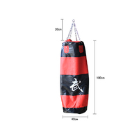150cm Red Boxing Bag Punching Punch Kick Martial Art Bag 1.5M Long