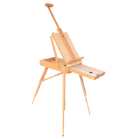 184cm Portable Wooden Easel Artist Art Set Canvas Holder Sketch Box Draw Paint Palette 