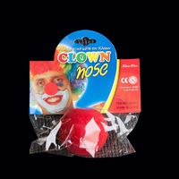 12 x Red Foam Clown Nose