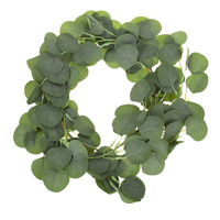 2m Artificial Eucalyptus Garland Long Silver Dollar Leaf Plants