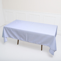 Bulk Lot 10 x White Rectangular Tablecloths 137x244cm