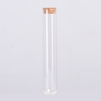 16 x Glass Test Tubes With Cork Stopper 55ml