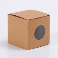 100 x Kraft Paper Bakery Boxes 6cm x 6cm x 6cm