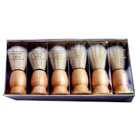 12PCS Wood Wet Shaving Brush Pure Hair Salon Men Gift Bulk Lot