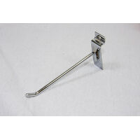 50 x Chrome Slatwall Peg Hook 15cm