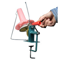 Jumbo Hand Operated Yarn Metal Winder Fiber Wool String Thread Skein Ball Machine 