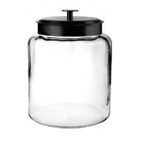 Anchor Hocking Montana Jar with 7.5L Black Lid