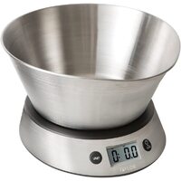 Taylor 5kg Stainless Steel Weighing Bowl Digital Kitchen Scale